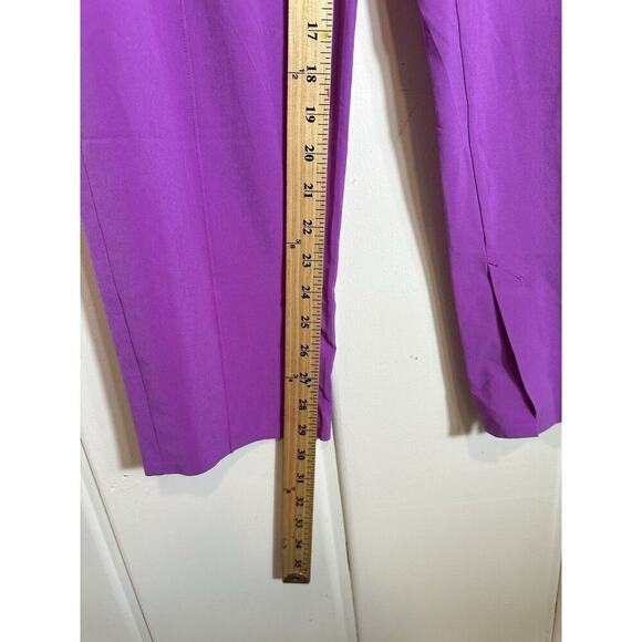 Athleta Brooklyn Heights‎ Vienna Pants 4 Slim Jazzy Purple travel commute - Picture 11 of 13